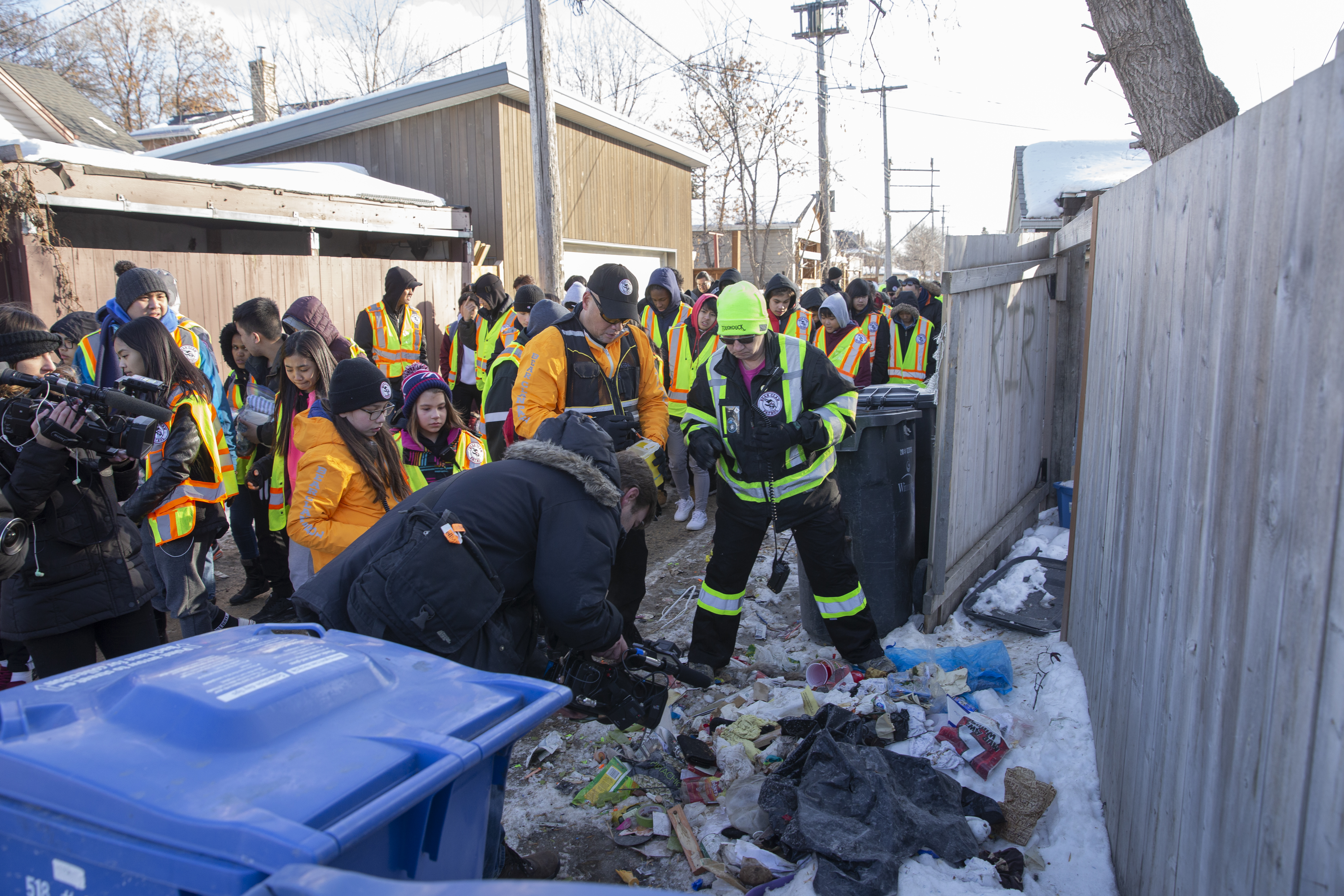 General Wolfe Bear Clan March garbage audit.jpg